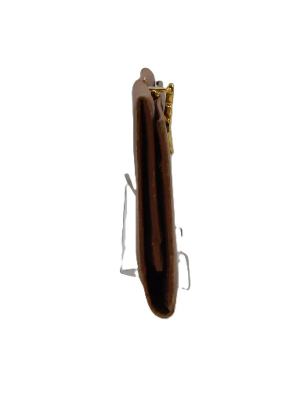 Ferragamo Honey Brown Long Smooth Leather Wallet | Gancini Clasp | GUC